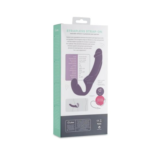 Easytoys - akkus, felcsatolható vibrátor tartópánt nélkül (lila)