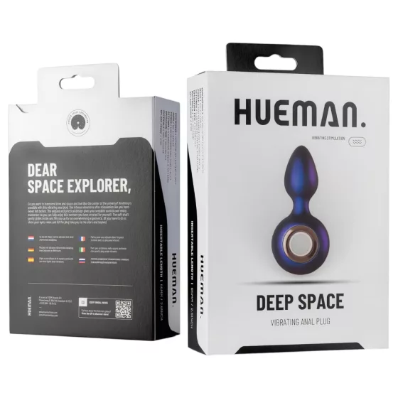 Hueman Deep Space - akkus anál vibrátor (lila)