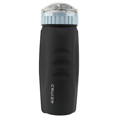   CRUIZR CM05 - akkus, lökő-szívó maszturbátor (fekete-kék)