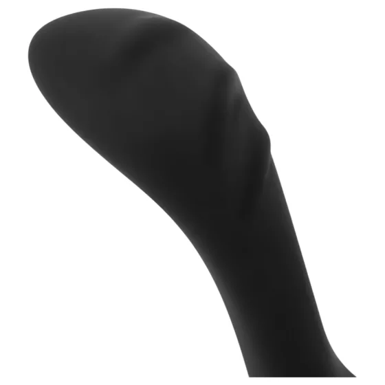 EasyToys Pleasure Ring - rugalmas péniszgyűrű és heregyűrű (fekete)