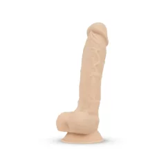   Real Fantasy Conrad - tapadókorongos vibrátor - 20 cm (natúr)