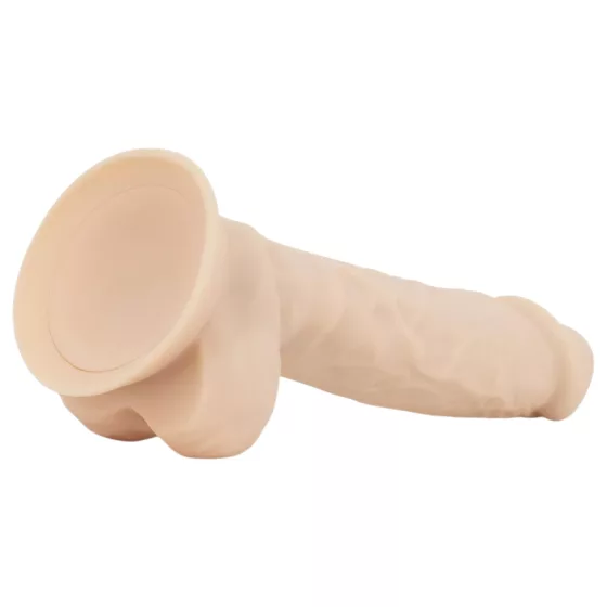 Real Fantasy Conrad - tapadókorongos vibrátor - 20 cm (testszínű)
