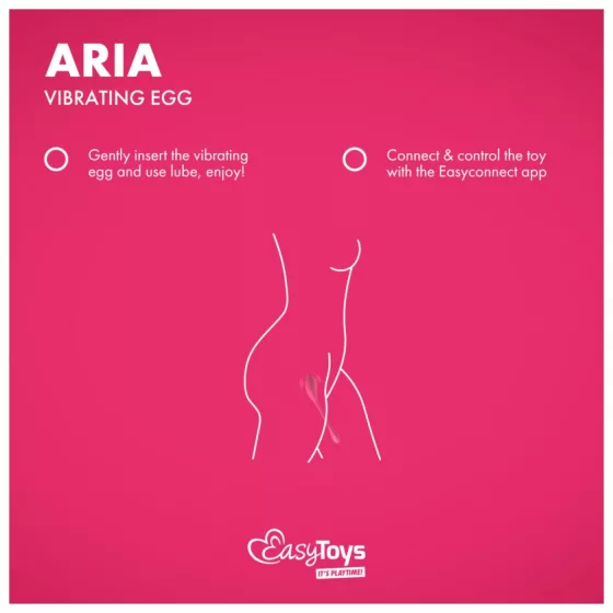 EasyConnect - okos vibrációs tojás (pink)