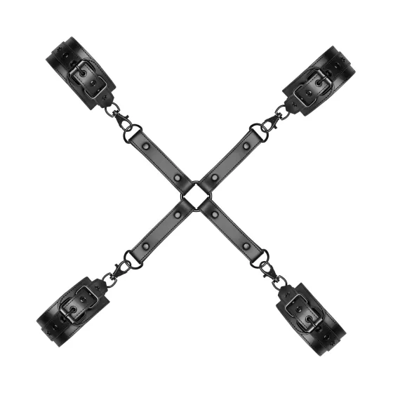 Bedroom Fantasies - kötöző kereszt (fekete)