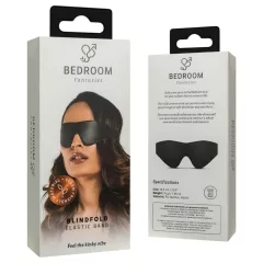 Bedroom Fantasies - bőrhatású BDSM szemmaszk (fekete)