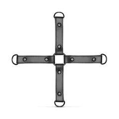 Bedroom Fantasies - boka és csukló bilincs (fekete)