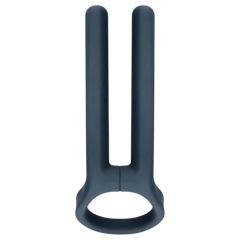 Boners - akkus péniszgyűrű és here vibrátor (kék)