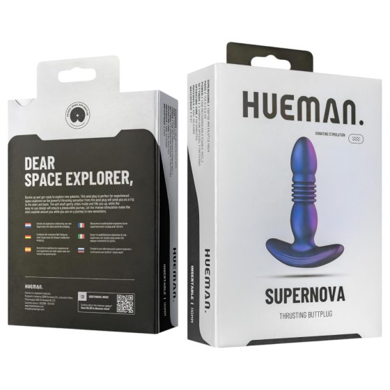 Hueman Supernova - lökő anál vibrátor (lila)