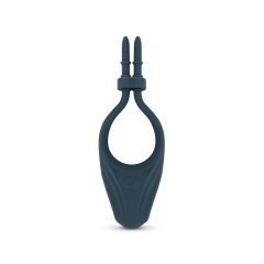 Boners - állítható vibrációs péniszgyűrű (kék)
