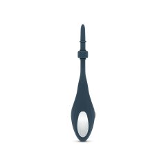 Boners - állítható vibrációs péniszgyűrű (kék)
