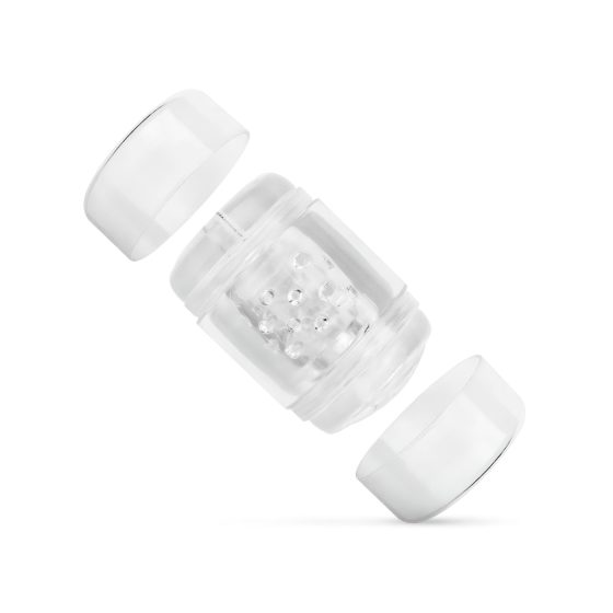 FPPR. - kétvégű maszturbátor - punci & ánusz (átlátszó)