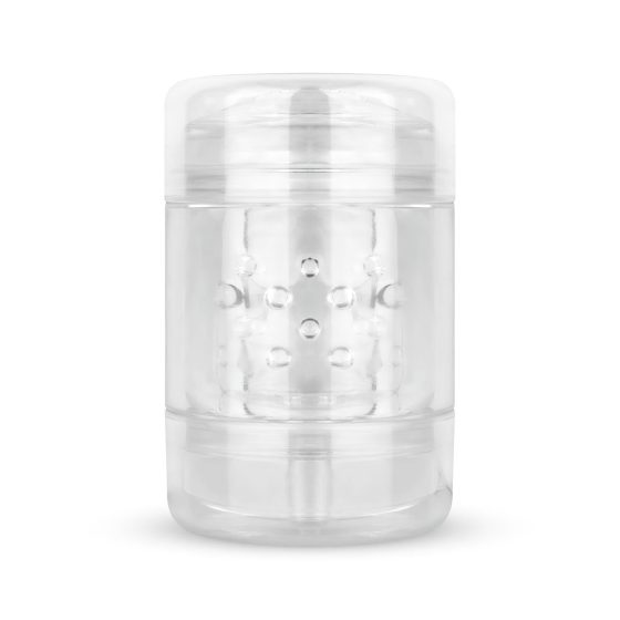 FPPR. - kétvégű maszturbátor - punci & ánusz (átlátszó)