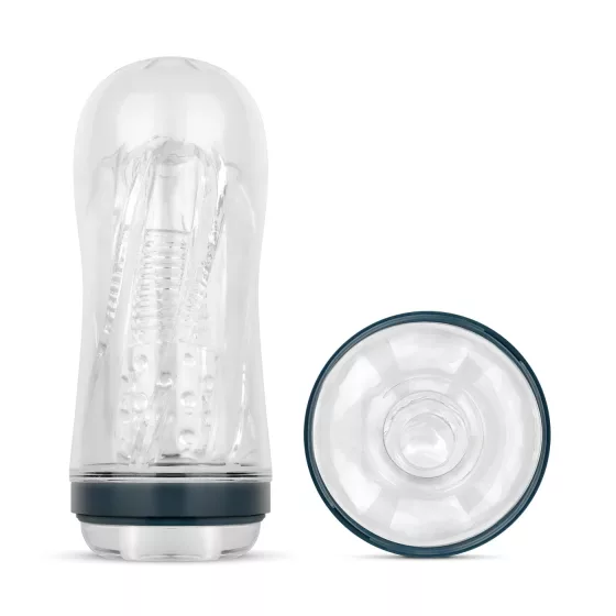FPPR. - csavart maszturbátor (átlátszó)