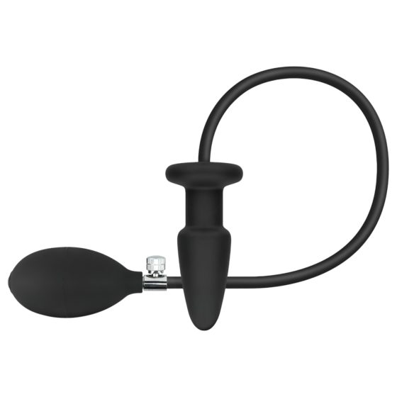 EasyToys - pumpálható anál plug (fekete)