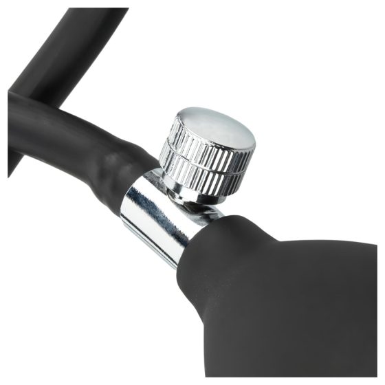 EasyToys - pumpálható anál plug (fekete)