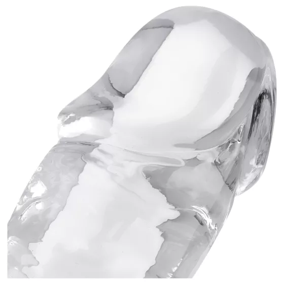 EasyToys - zselés dildó - 16cm (átlátszó)