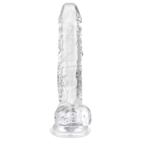 EasyToys - herés dildó - 17cm (átlátszó)