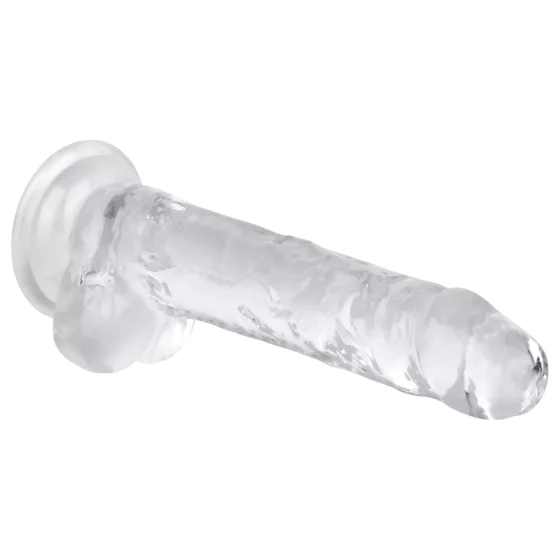 EasyToys - herés dildó - 17cm (átlátszó)