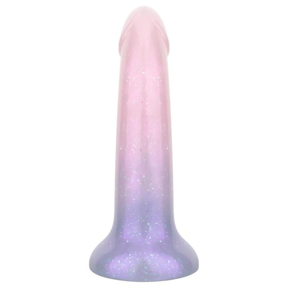 EasyToys Mermaid - csillámos dildó - 15cm (pink)