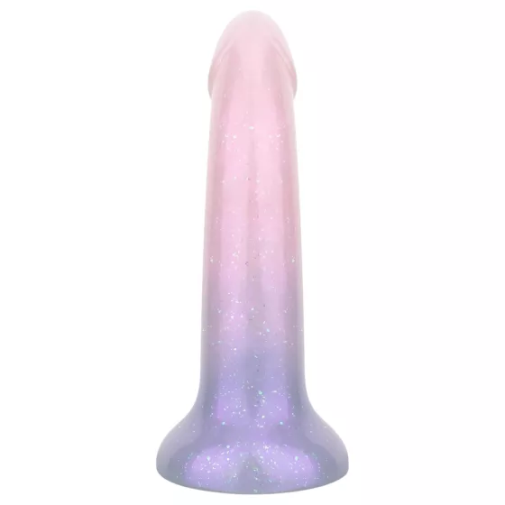 EasyToys Mermaid - csillámos dildó - 19cm (pink)