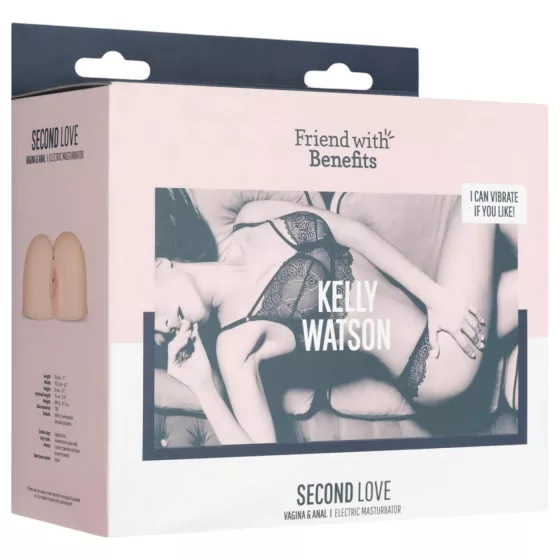 FWB - Kelly Watson pucsító művagina, maszturbátor férfiaknak (testszínű)