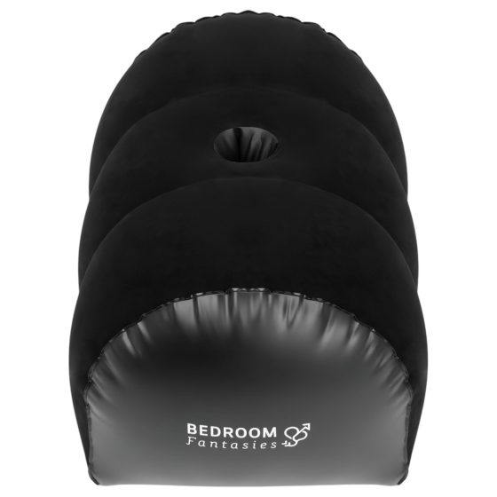 Bedroom Fantasies - felfújható szexpárna, vibrátor tartóval (fekete)