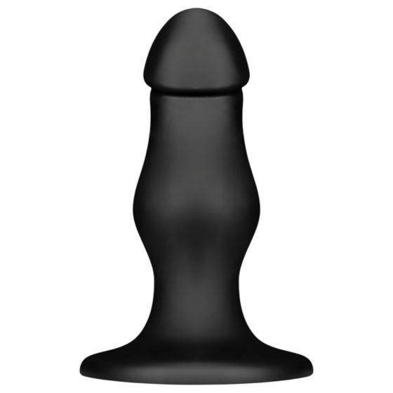 BUTTR FIM-92 - tapadókorongos anál dildó (fekete)