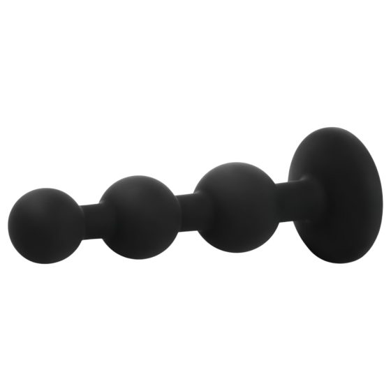 EasyToys - gyöngyös anál plug (fekete)