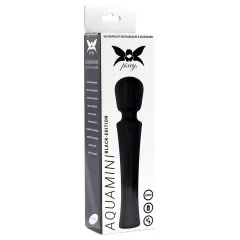 Pixey Aquamini - mini wand vibrátor (fekete)