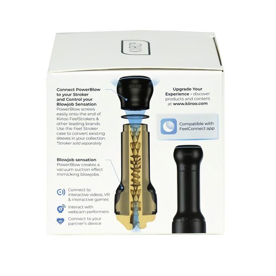 Kiiroo PowerBlow - maszturbátor szívó- és okos tartozék (fekete)