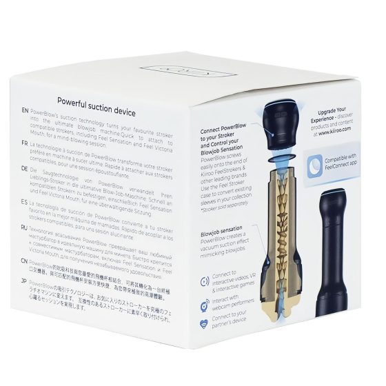 Kiiroo PowerBlow - maszturbátor szívó- és okos tartozék (fekete)