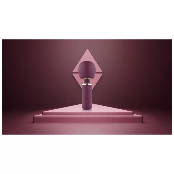 Glam - mini wand vibrátor (lila)