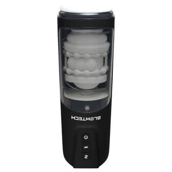 Dreamtoys Blowtech - rezgő, fel-le mozgó maszturbátor (fekete)