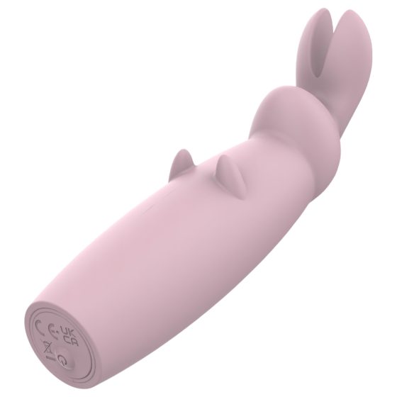 Nude Hazel - akkus nyuszis csikló vibrátor (lila)