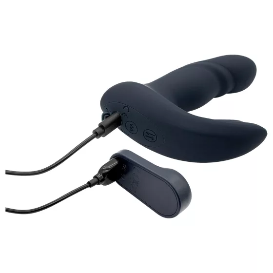 Dreamtoys Pulz - lökő anál vibrátor távirányítóval (kék)
