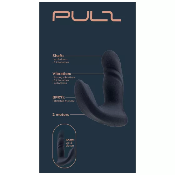 Dreamtoys Pulz - lökő anál vibrátor távirányítóval (kék)