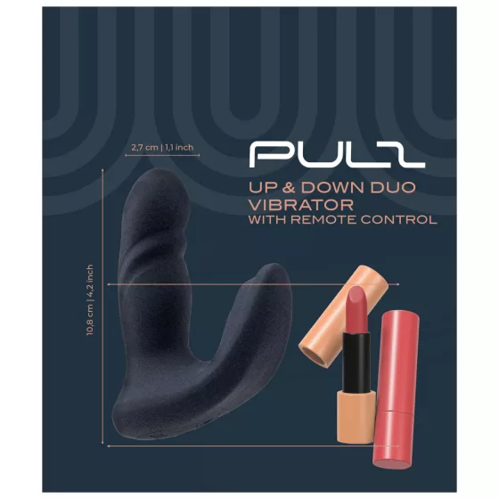 Dreamtoys Pulz - lökő anál vibrátor távirányítóval (kék)