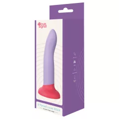   Dreamtoys Love Signal - kétszínű szilikon dildó nagy (lila)