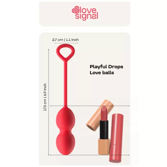 Dreamtoys Love Signal - gésagolyó duo (piros)