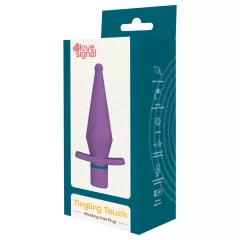 Dreamtoys Love Signal - vibráló anál plug (lila)