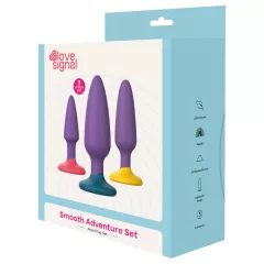 Dreamtoys Love Signal - anál plug szett (lila)
