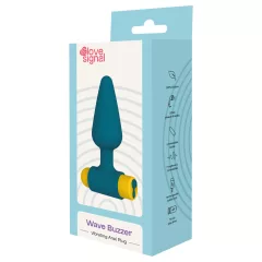 Dreamtoys Love Signal - vibráló anál plug (kék)