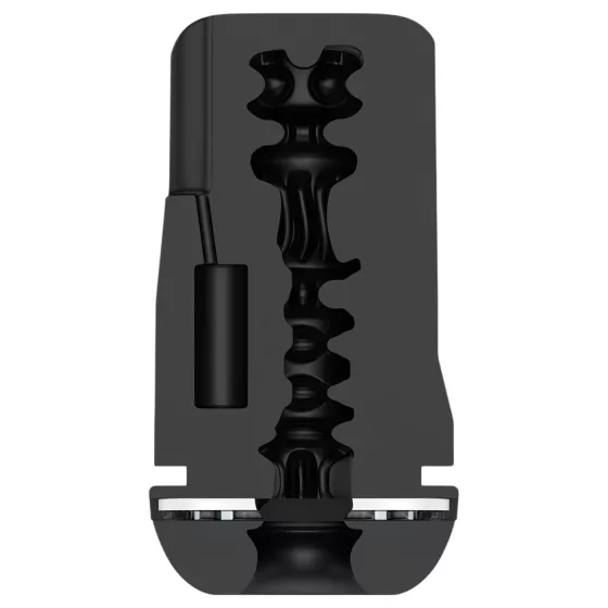 Titanz Auto Suck - automata szívó maszturbátor férfiaknak (fekete)