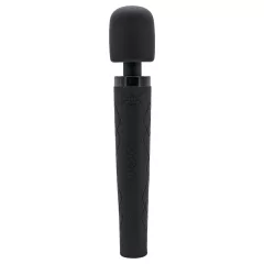 Pixey Deluxe Black Velvet - wand vibrátor M (fekete)