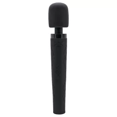 Pixey Deluxe Black Velvet - wand vibrátor L (fekete)
