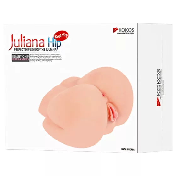 Kokos Juliana - élethű torzó maszturbátor (natúr)
