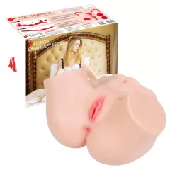 Kokos Adel Onahole - élethű torzó maszturbátor (natúr)