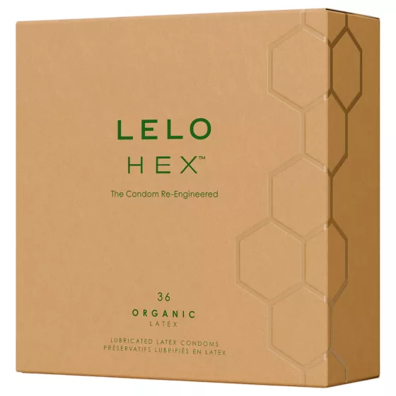 LELO Hex Organic - potencia óvszer (36db)
