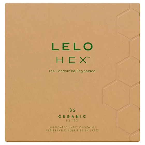 LELO Hex Organic - potencia óvszer (36db)