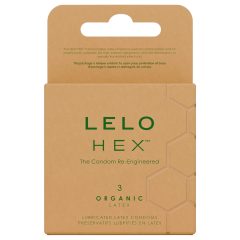 LELO Hex Organic - potencia óvszer (3db)